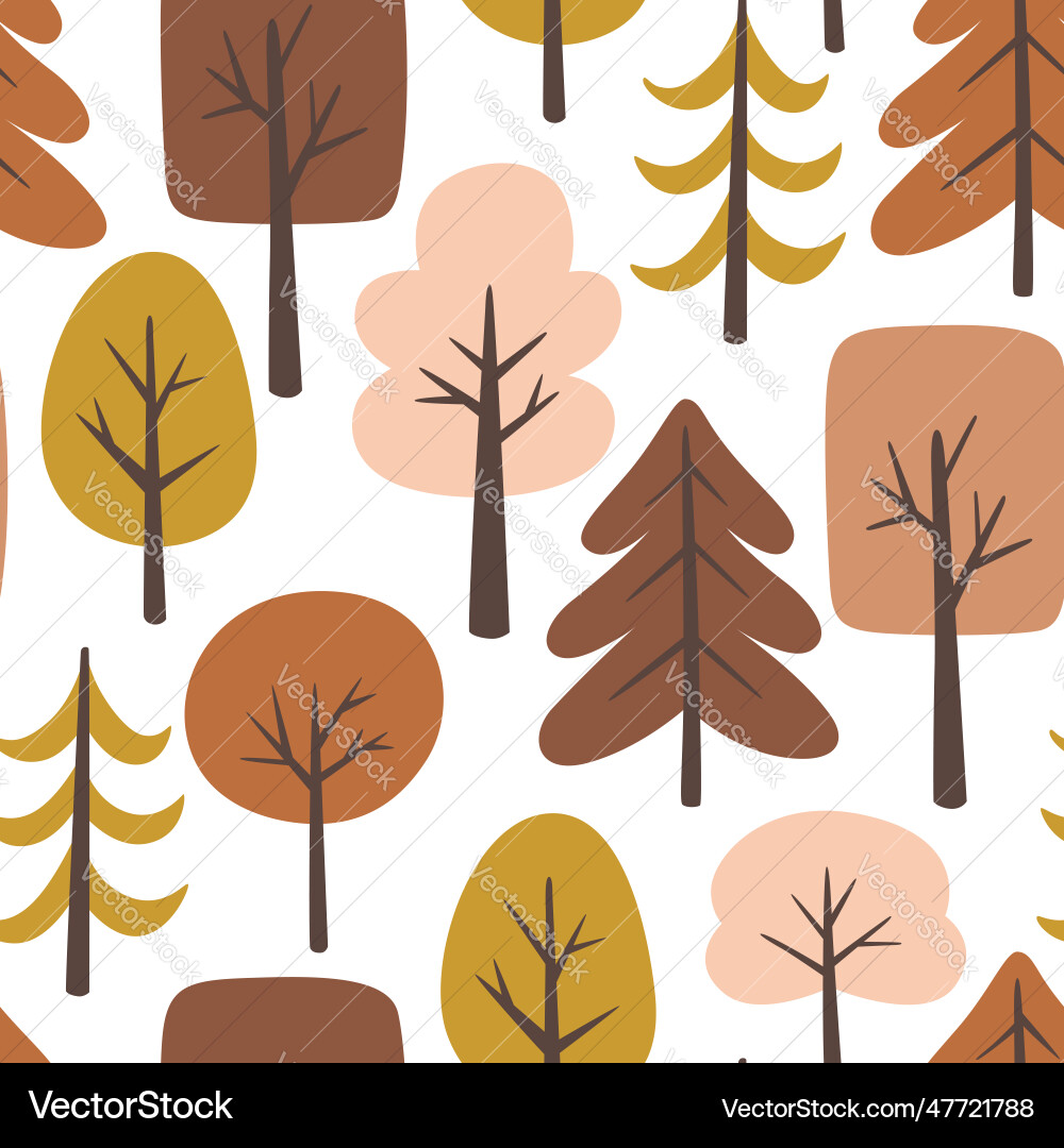 Elegant Tree Pattern vector image