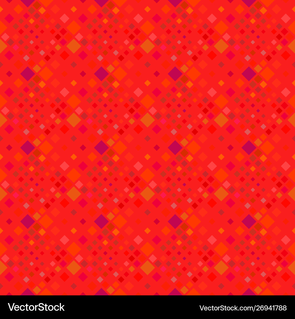 Geometrical seamless red square pattern Geometrical seamless red square pattern Vector Image
