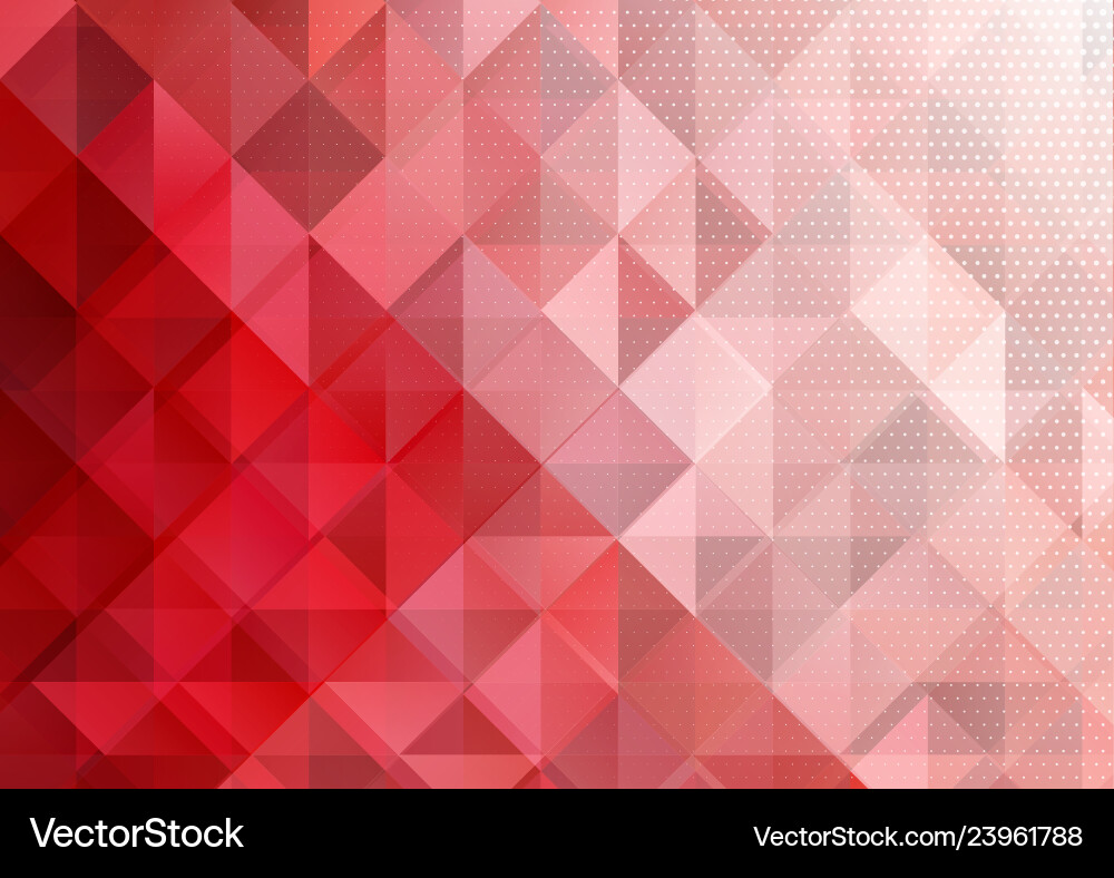 Low poly abstract background with halftone dots vector image