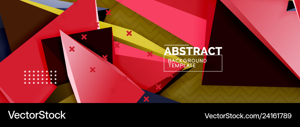 3d triangular minimal abstract background 3d triangular minimal abstract background vector image