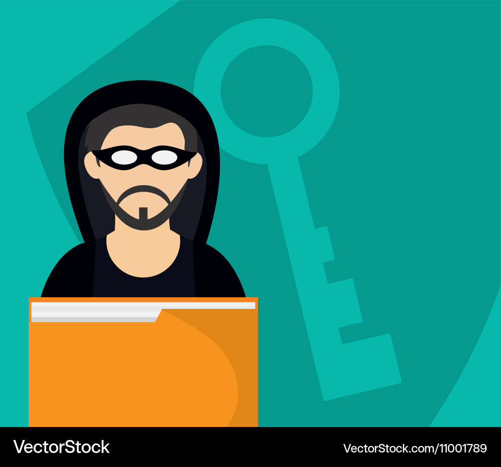 Internet security related icons image vector image