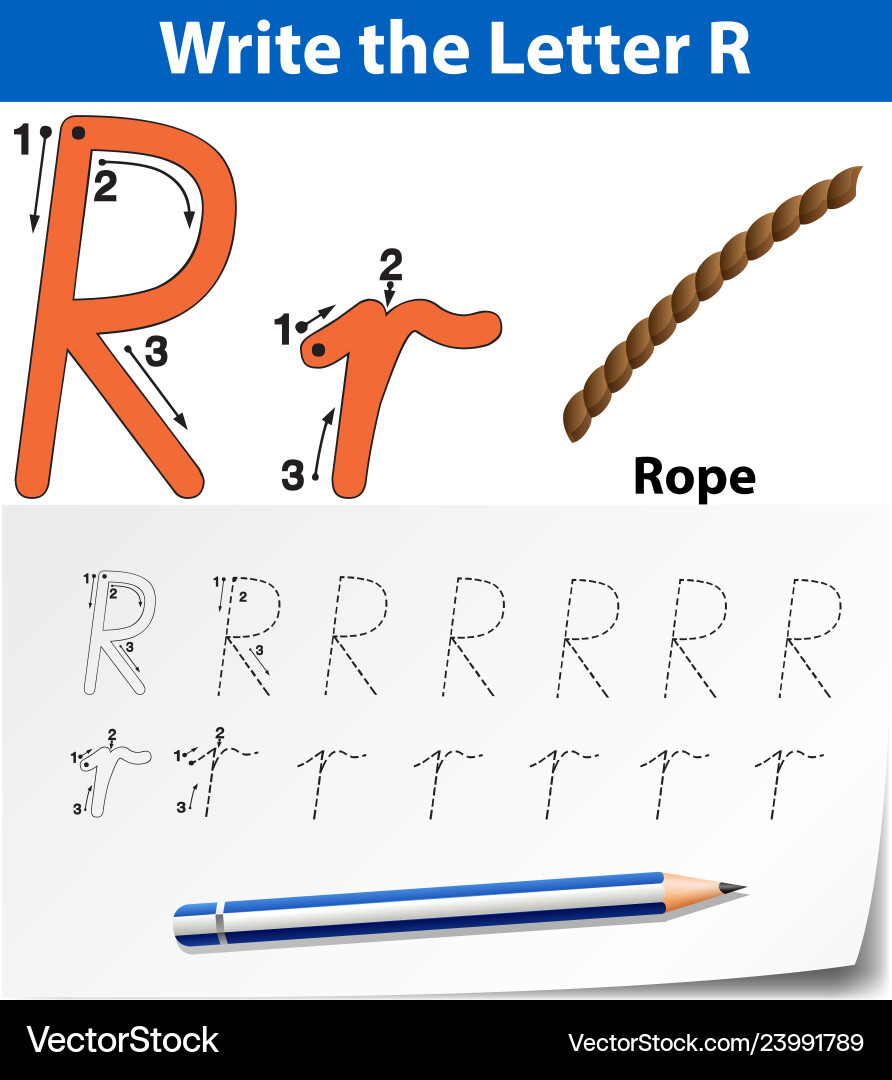 Buchstaben r nachverfolgung alphabet Arbeitsblätter