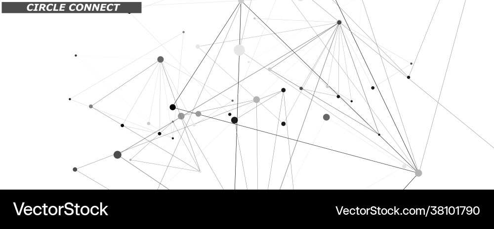 Abstract technology triangle pattern connection Abstract technology triangle pattern connection vector image