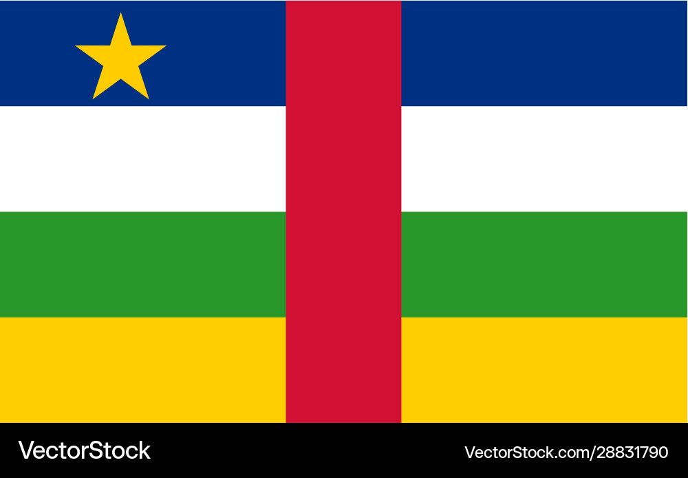 Flagge Afrikas Flagge Afrikas vektorbild