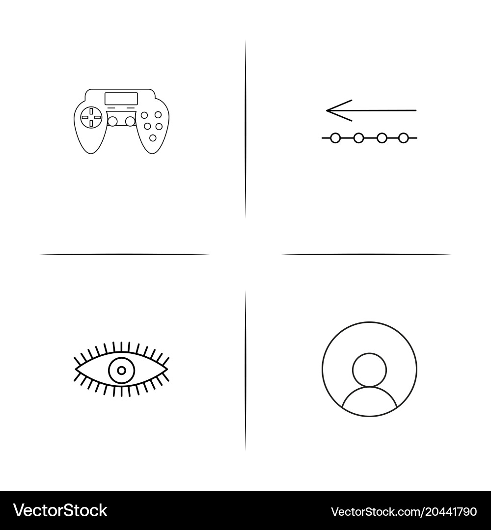 Internet technologies simple linear icon vector image