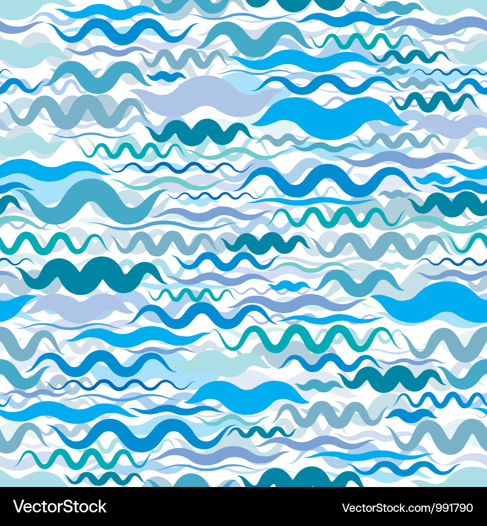 Ocean Wave Pattern vector image