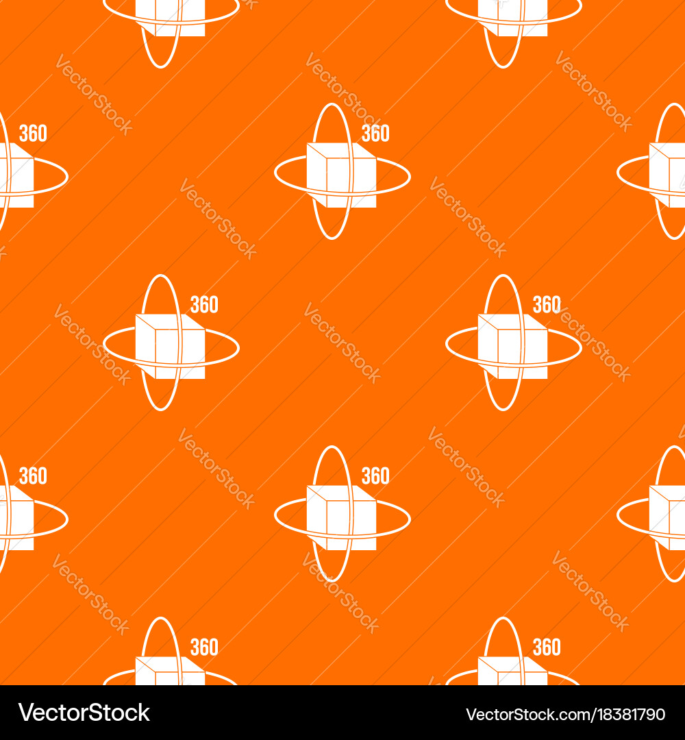Virtual cube pattern seamless vector image