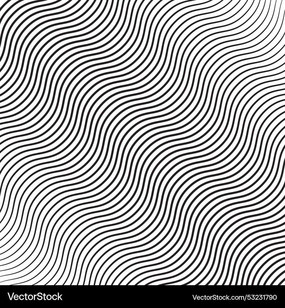 Wavy lines abstract pattern Vector Image