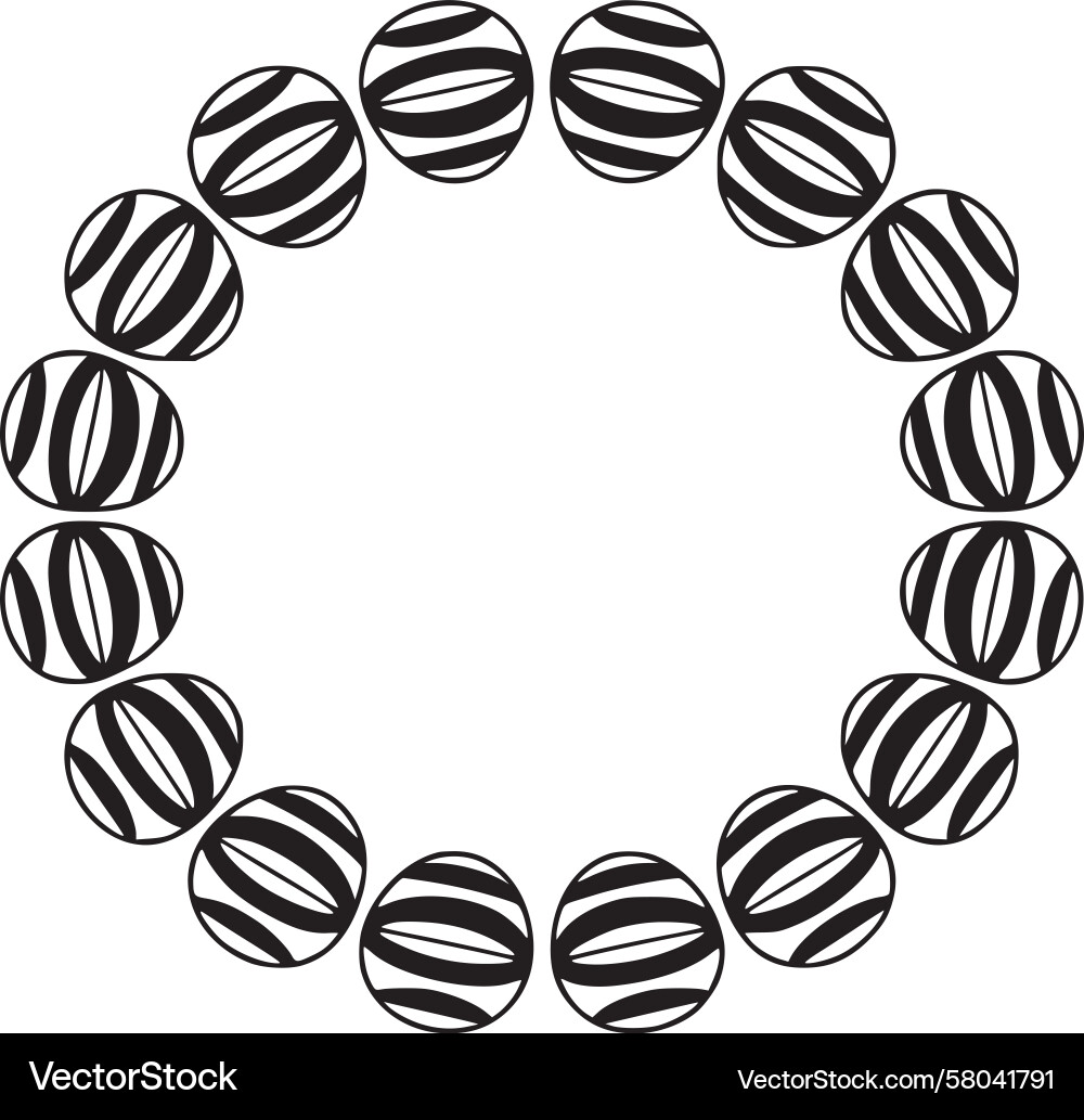 Circular Stripe Pattern Vector Image
