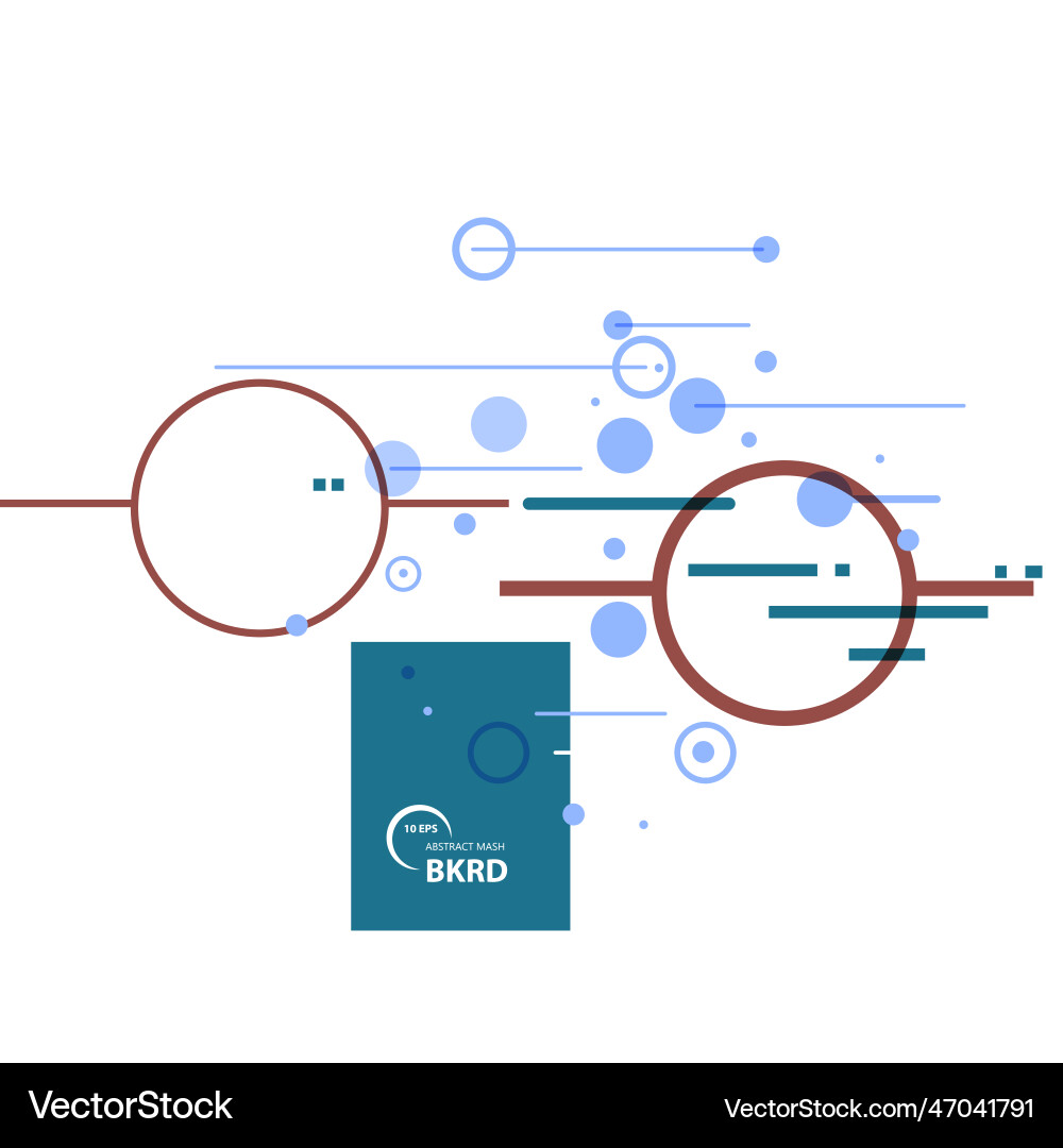 Dynamic diagonal lines and circles on white Dynamic diagonal lines and circles on white Vector Image