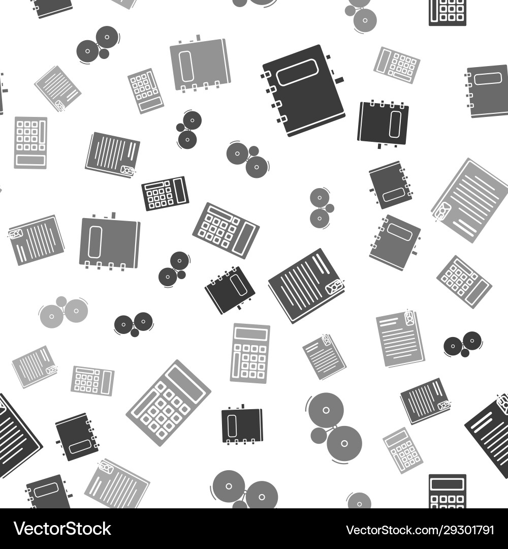 Set notebook ringing alarm bell file document Set notebook ringing alarm bell file document Vector Image