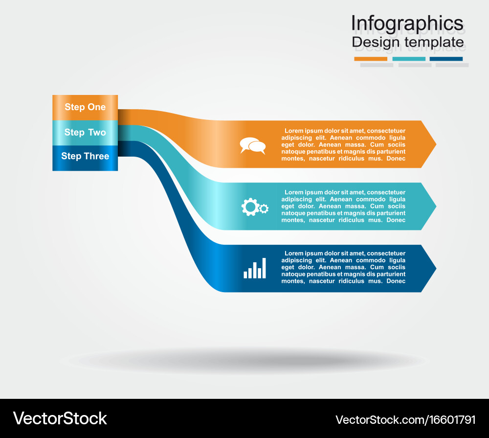 Workflow Step Template vector image
