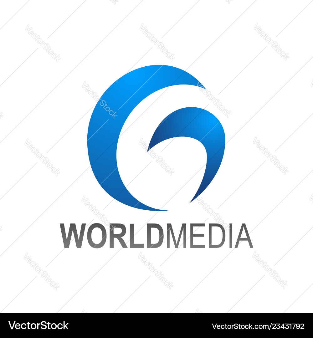 Abstrakter Buchstabe g Weltmedien Globus Logo Vorlage Abstrakter Buchstabe g Weltmedien Globus Logo Vorlage vektorbild