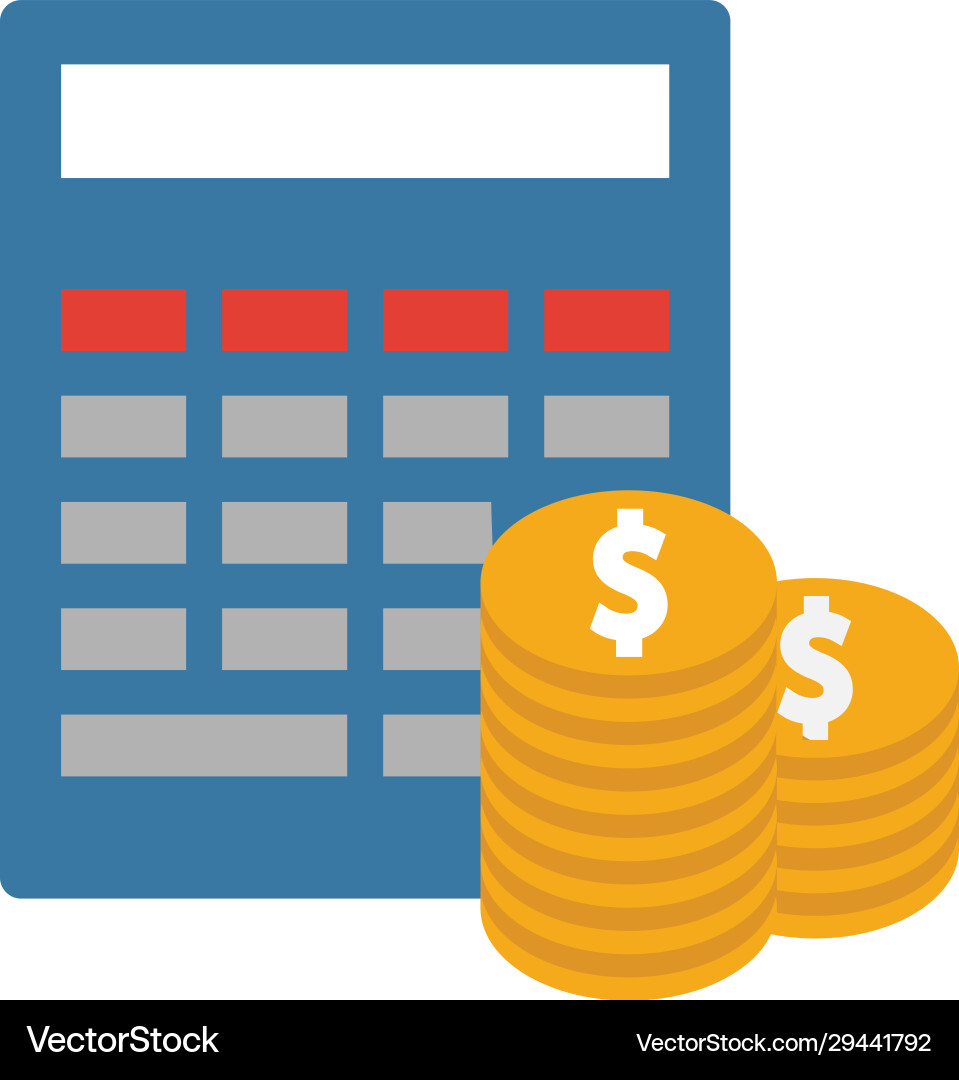 Budget icon simple element from project Budget icon simple element from project Vector Image
