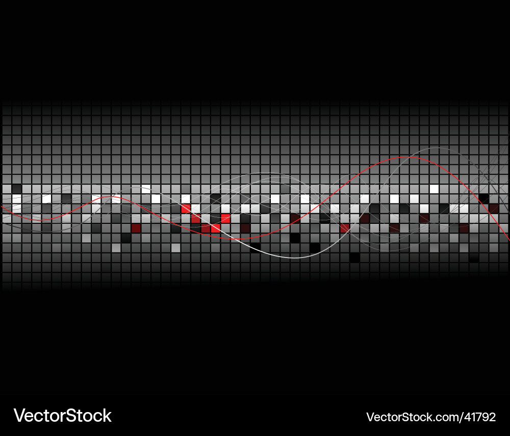 Geometric Grid Pattern vector image
