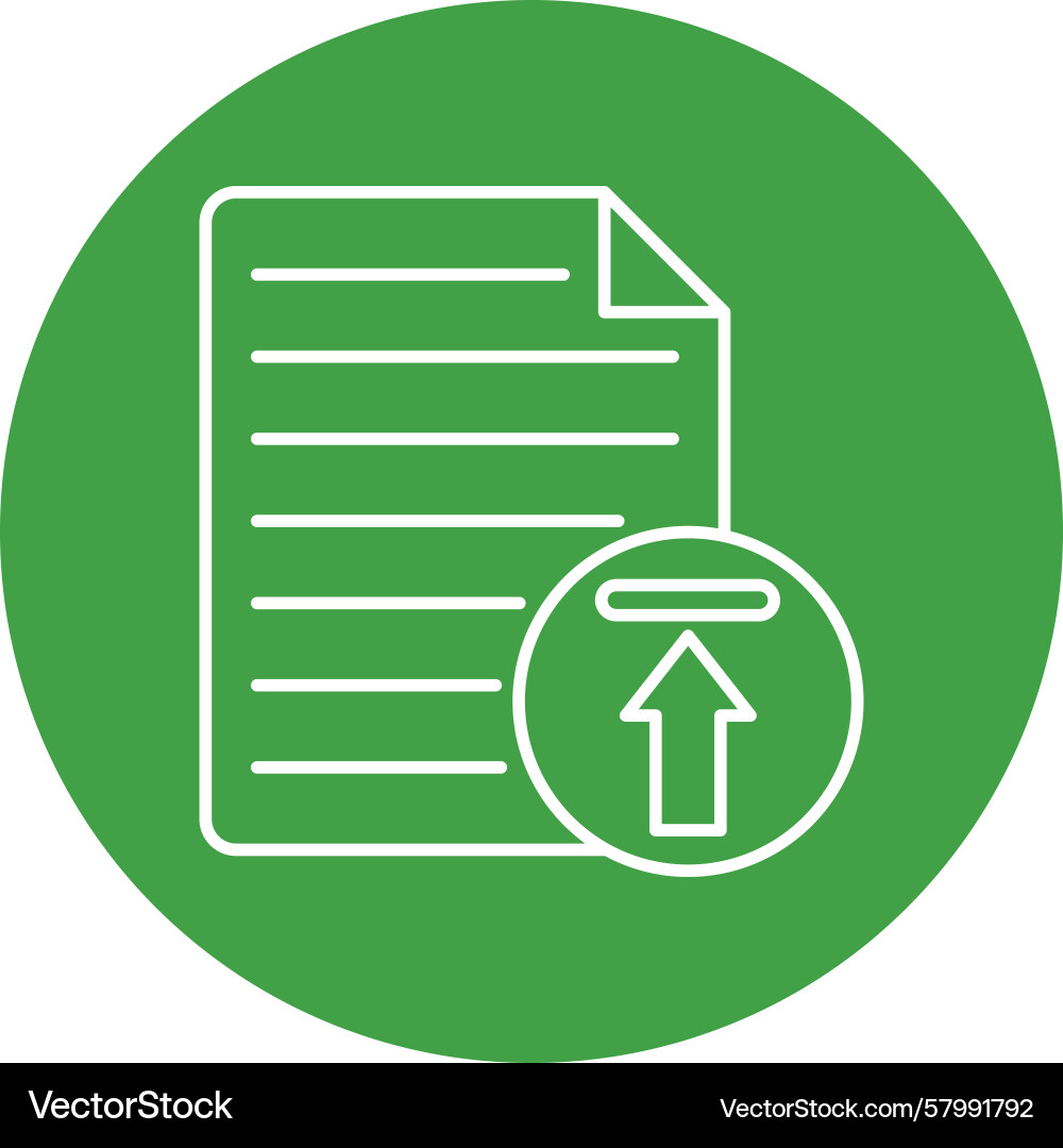 Upload file line multi circle Vector Image