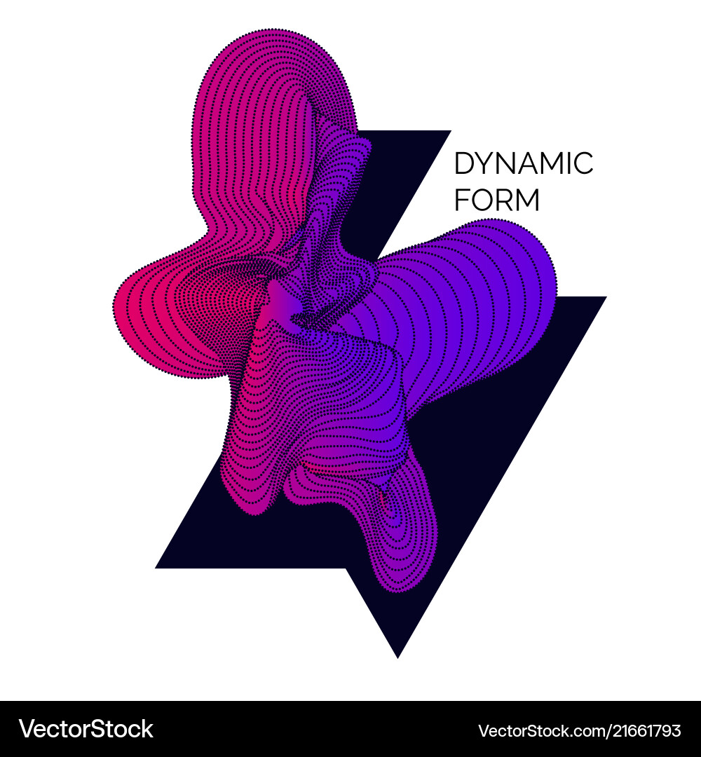 Abstract background with dynamic waves Abstract background with dynamic waves vector image