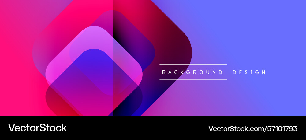 Abstract gradient layers overlap creating vibrant Abstract gradient layers overlap creating vibrant Vector Image