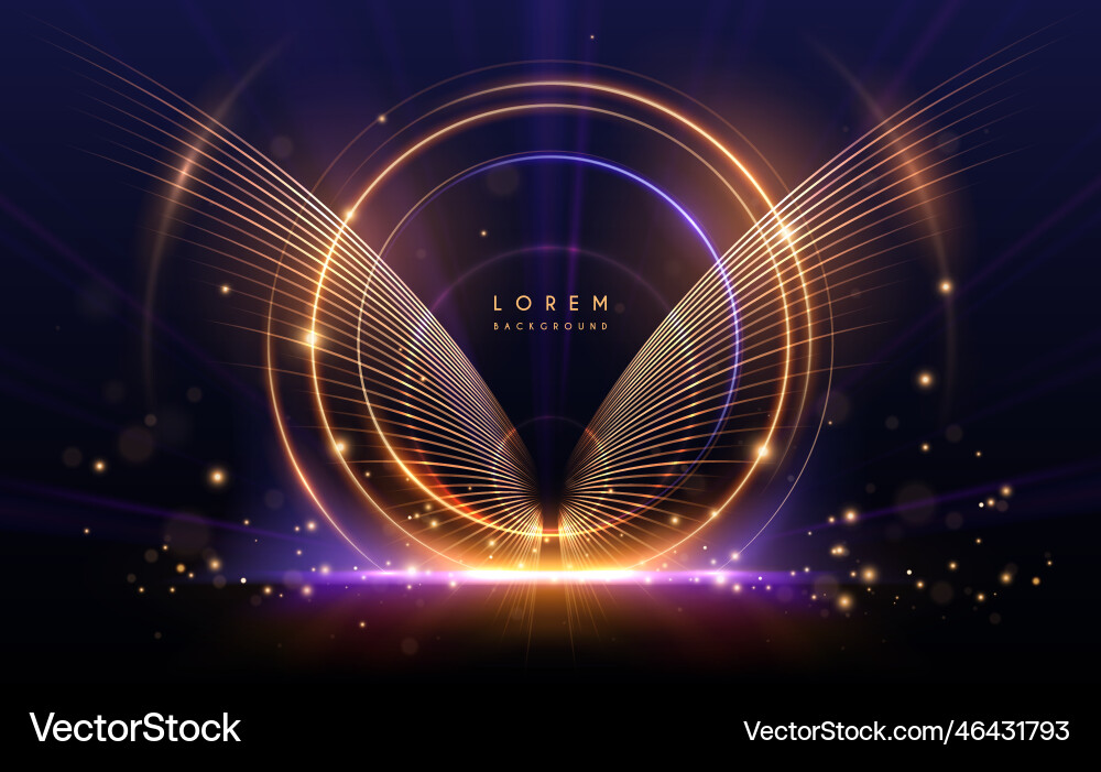Abstract Light Lines Background Vector Image