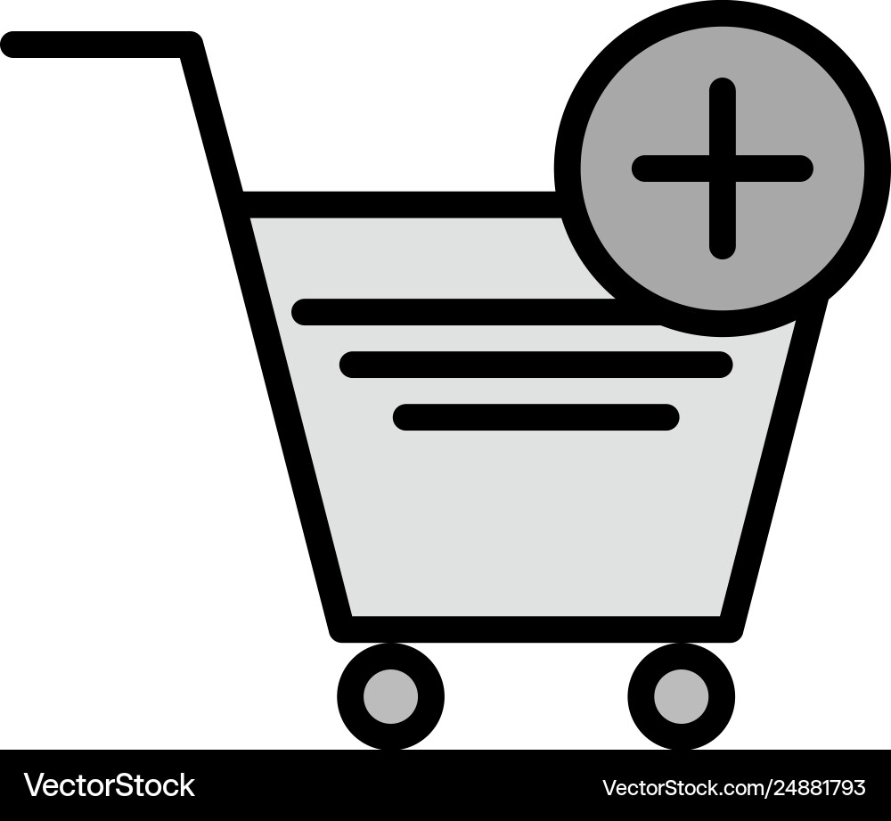 Add to cart icon design Vector Image