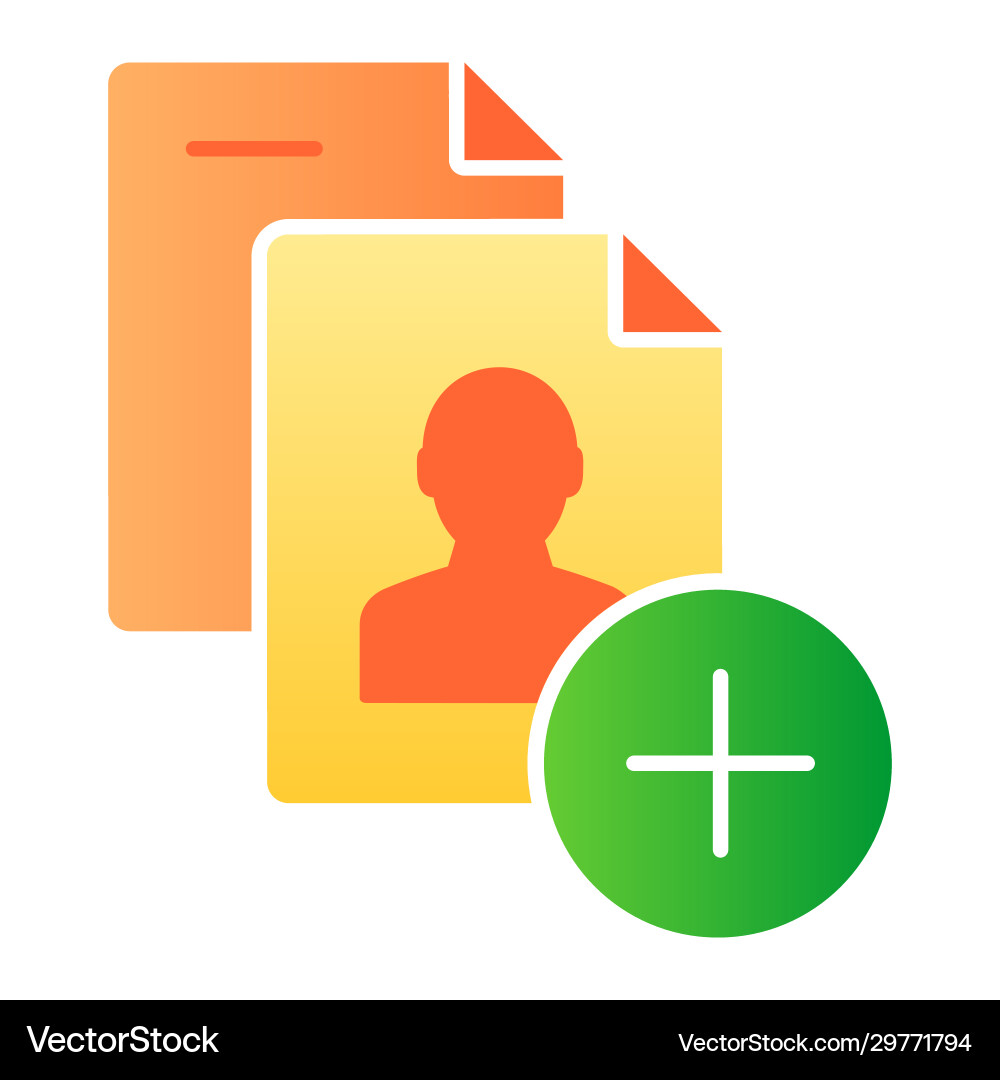 Add file flat icon questionnaire list Add file flat icon questionnaire list vector image
