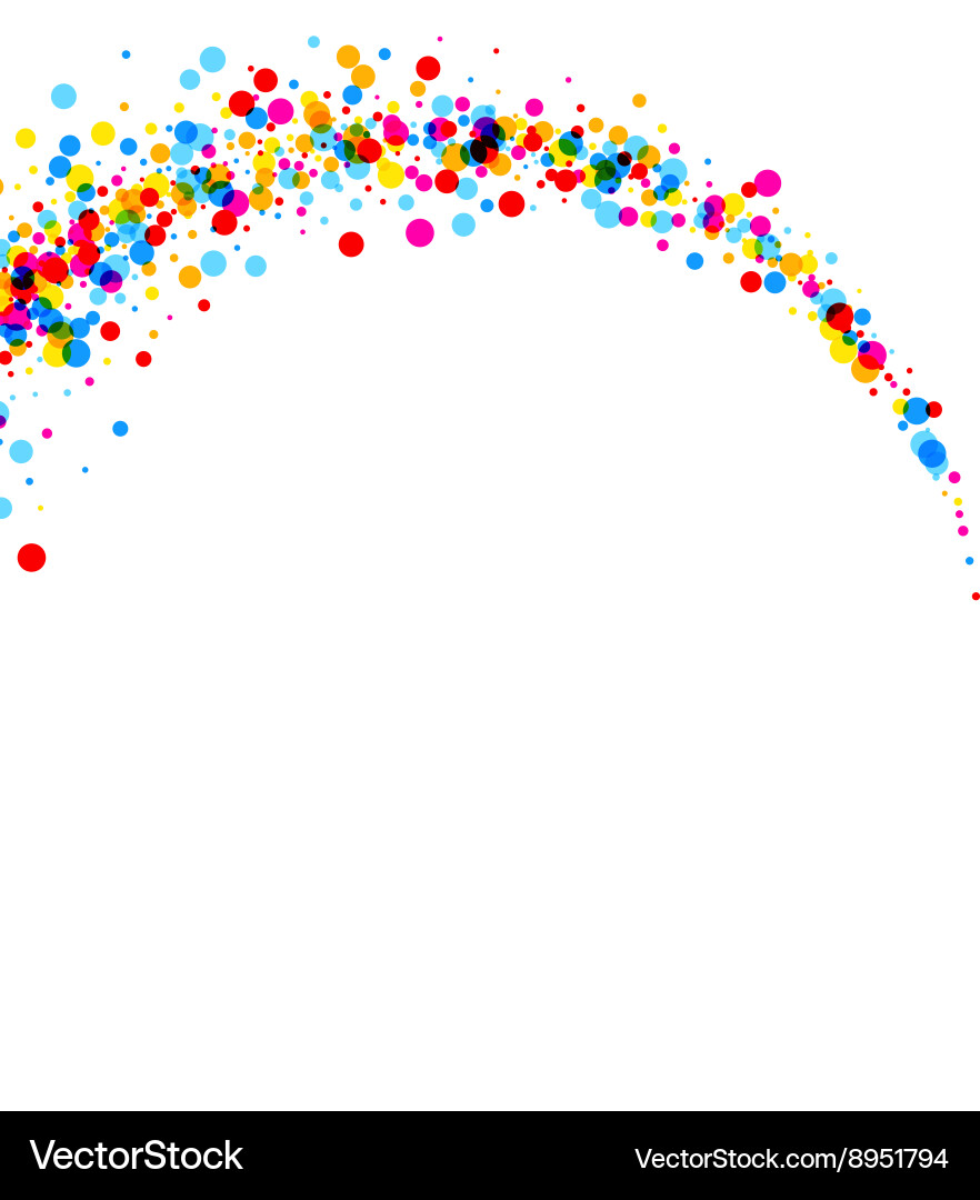 Colorful Drop Background Royalty Free Vector Image
