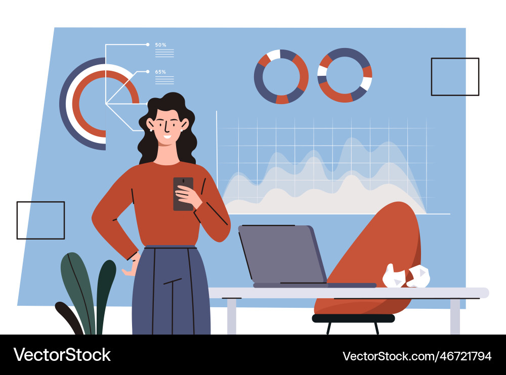Concepts of metrics Concepts of metrics vector image
