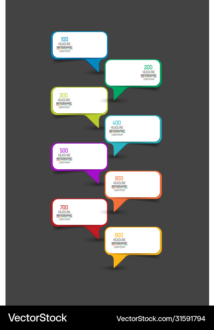 Infographic timeline report template chart scheme Infographic timeline report template chart scheme vector image