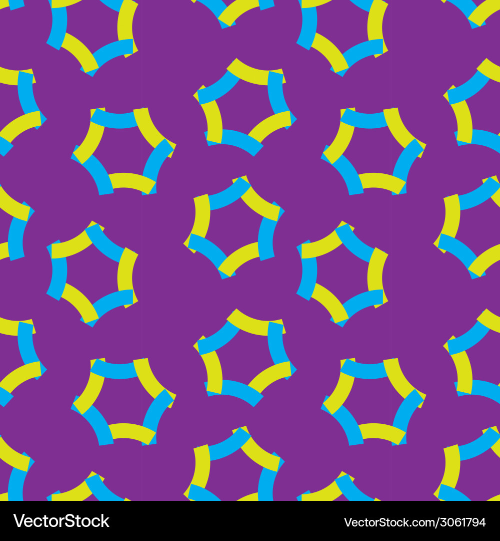 Seamless pattern abstract psychedelic art Vector Image