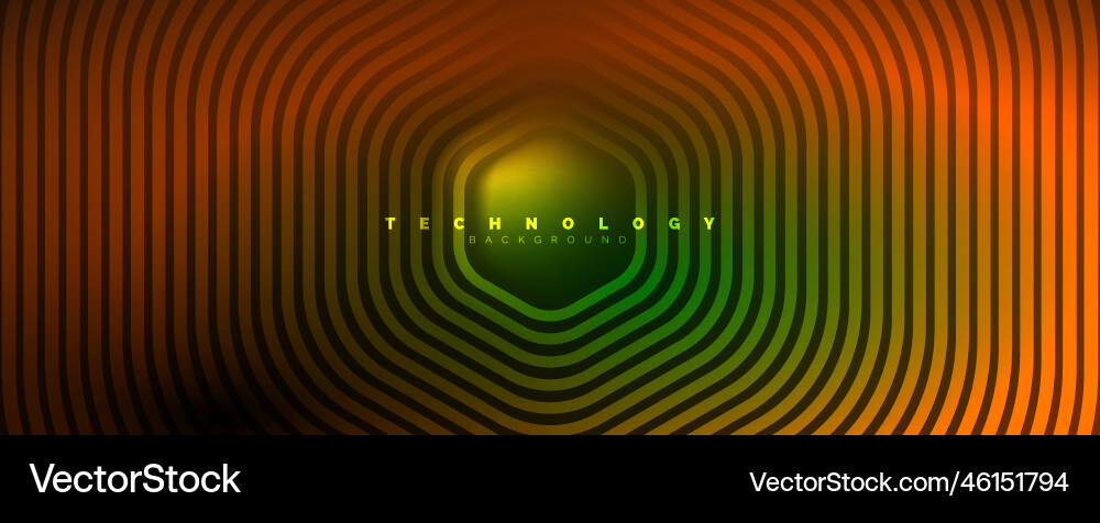 Techno shiny hexagons abstract background Techno shiny hexagons abstract background Vector Image