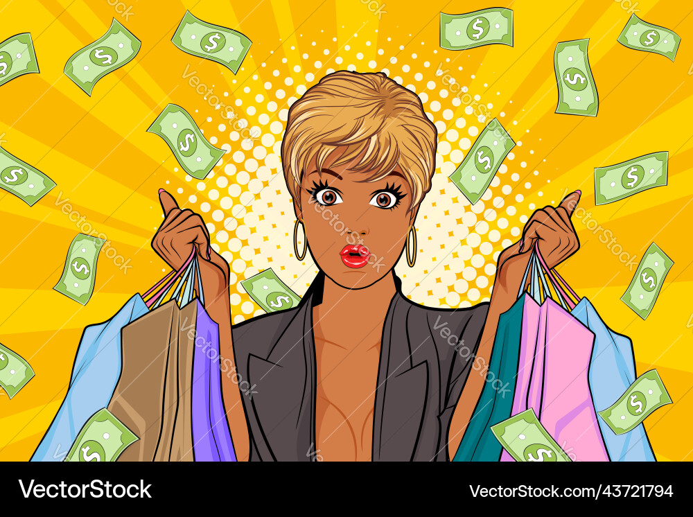 Woman money60 Woman money60 vector image