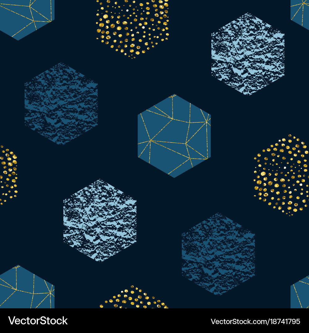 Abstract geometric seamless repeat pattern vector image