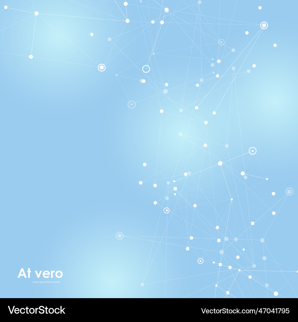 Abstract plexus technology design background Vector Image