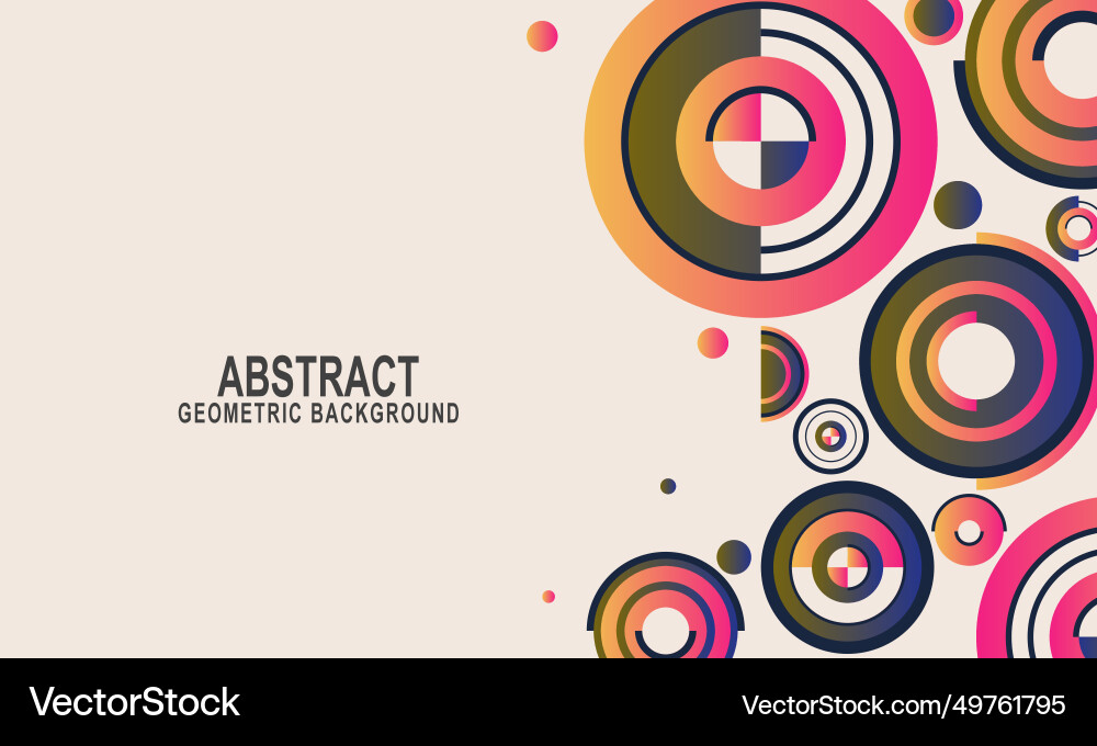 Different circle background Different circle background vector image