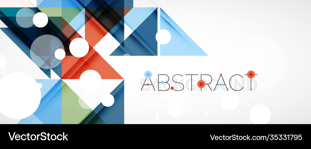 Geometric abstract background techno color Geometric abstract background techno color vector image