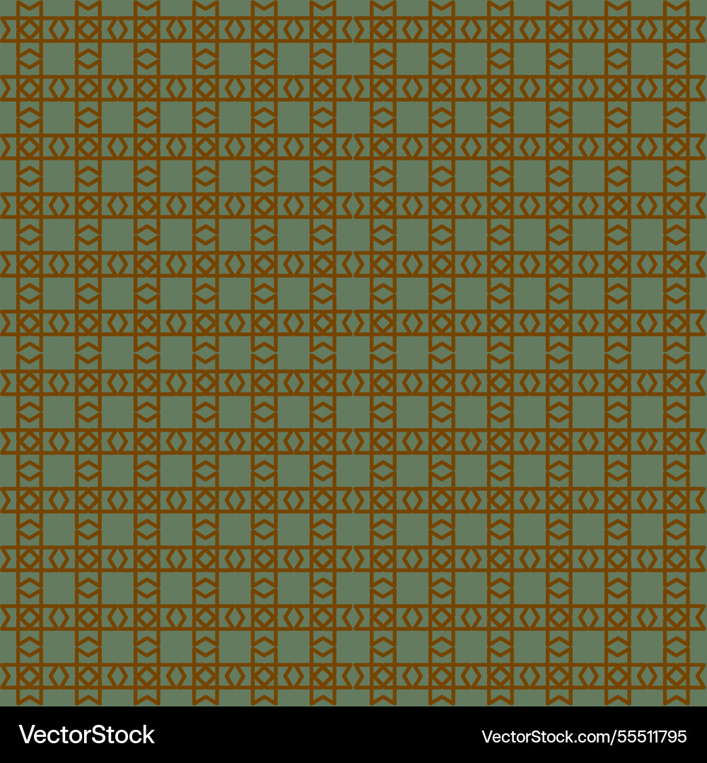 Minimal style geometric moroccan seamless pattern Vector Image