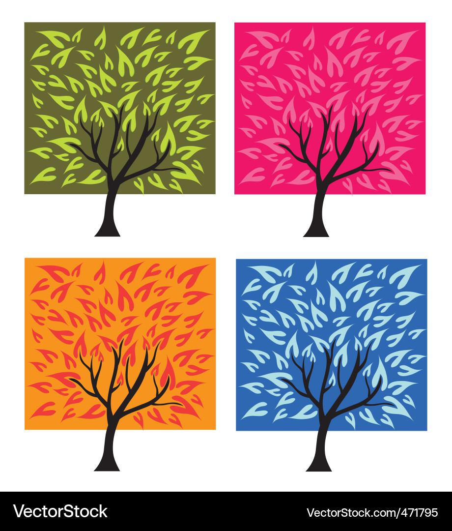 Nature symbols Vector Image