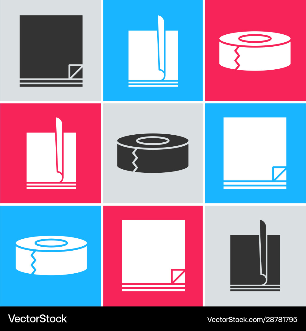 Set file document and scotch icon Set file document and scotch icon vector image