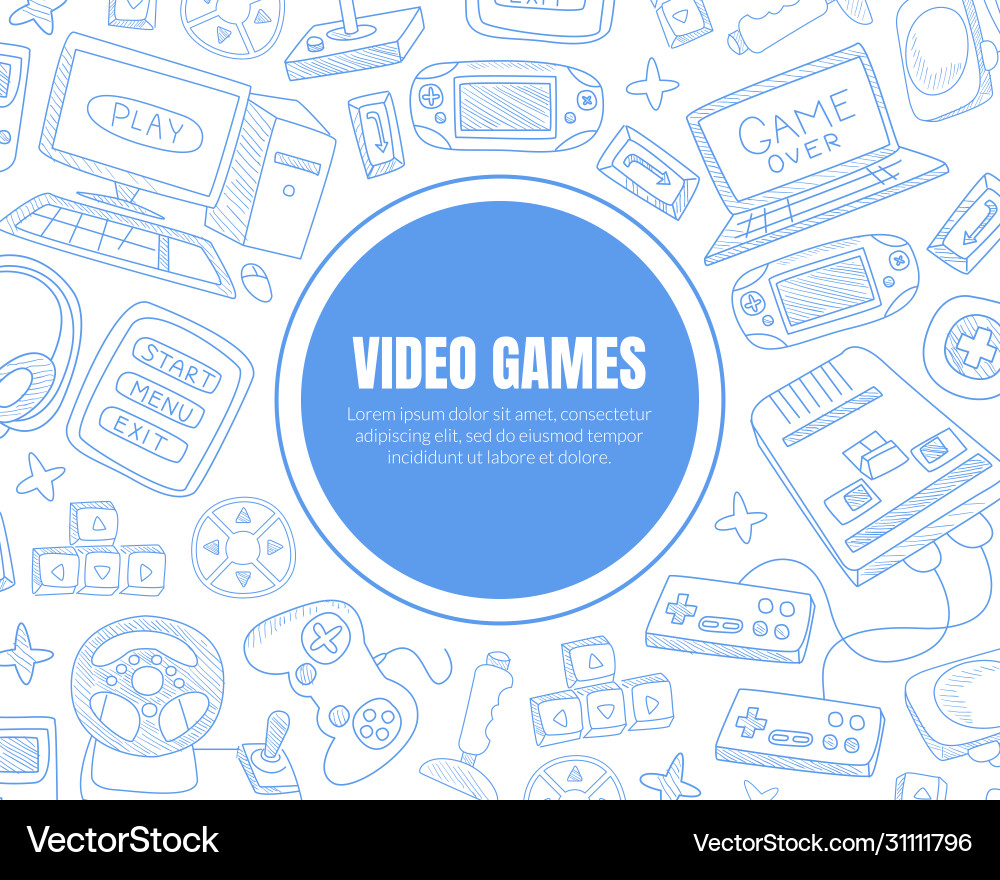 Blue circle in center a computer pattern Blue circle in center a computer pattern vector image