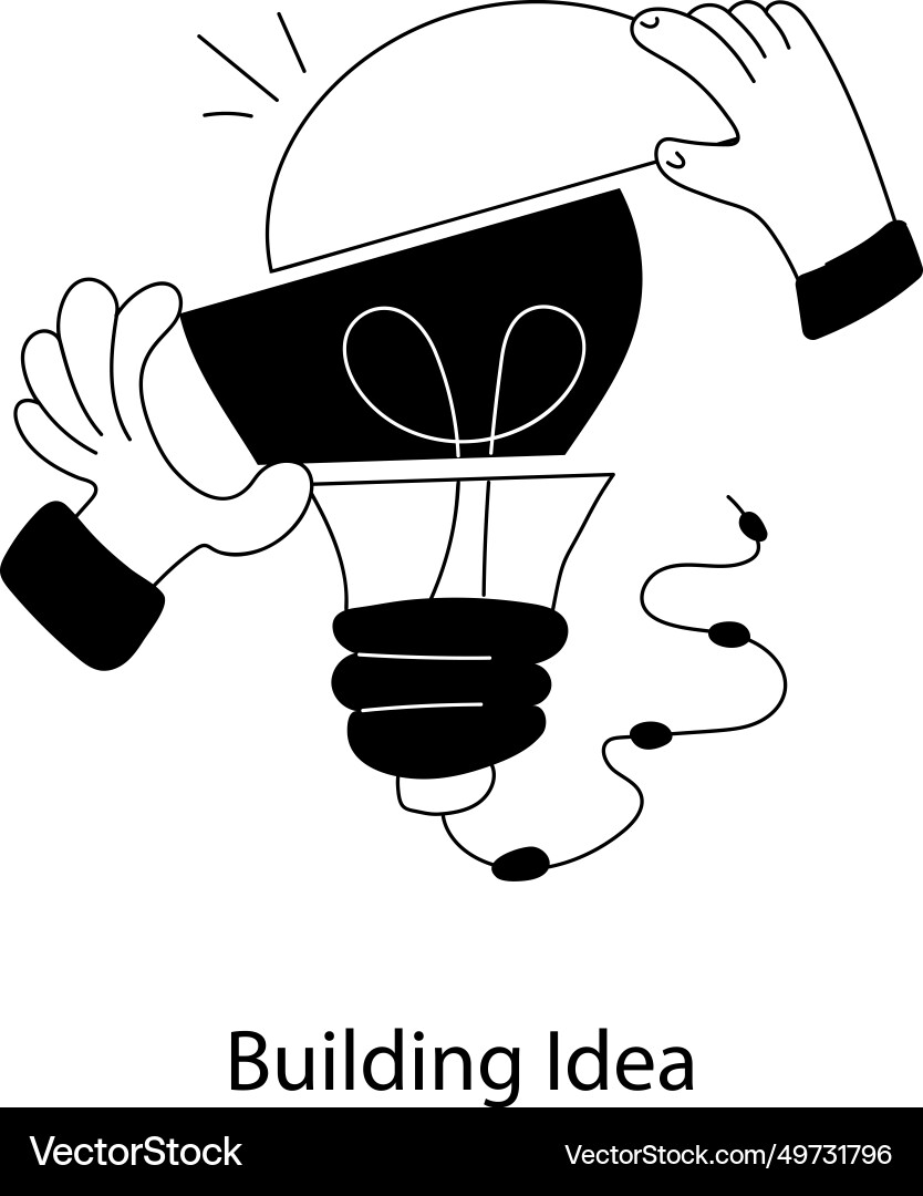 Building idea Vector Image