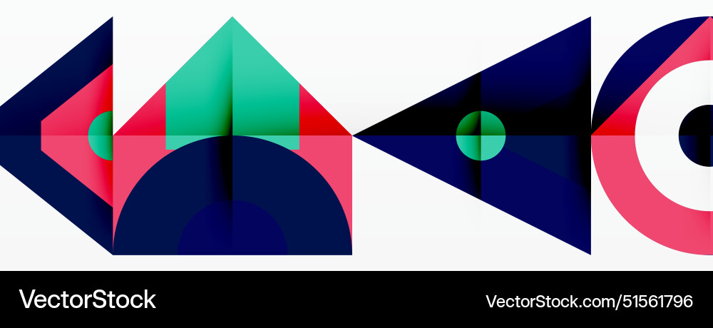 Colorful circle and triangle abstract background Colorful circle and triangle abstract background vector image