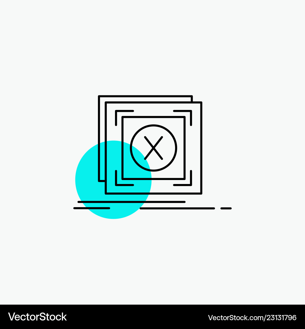 Error application message problem server line icon Error application message problem server line icon vector image