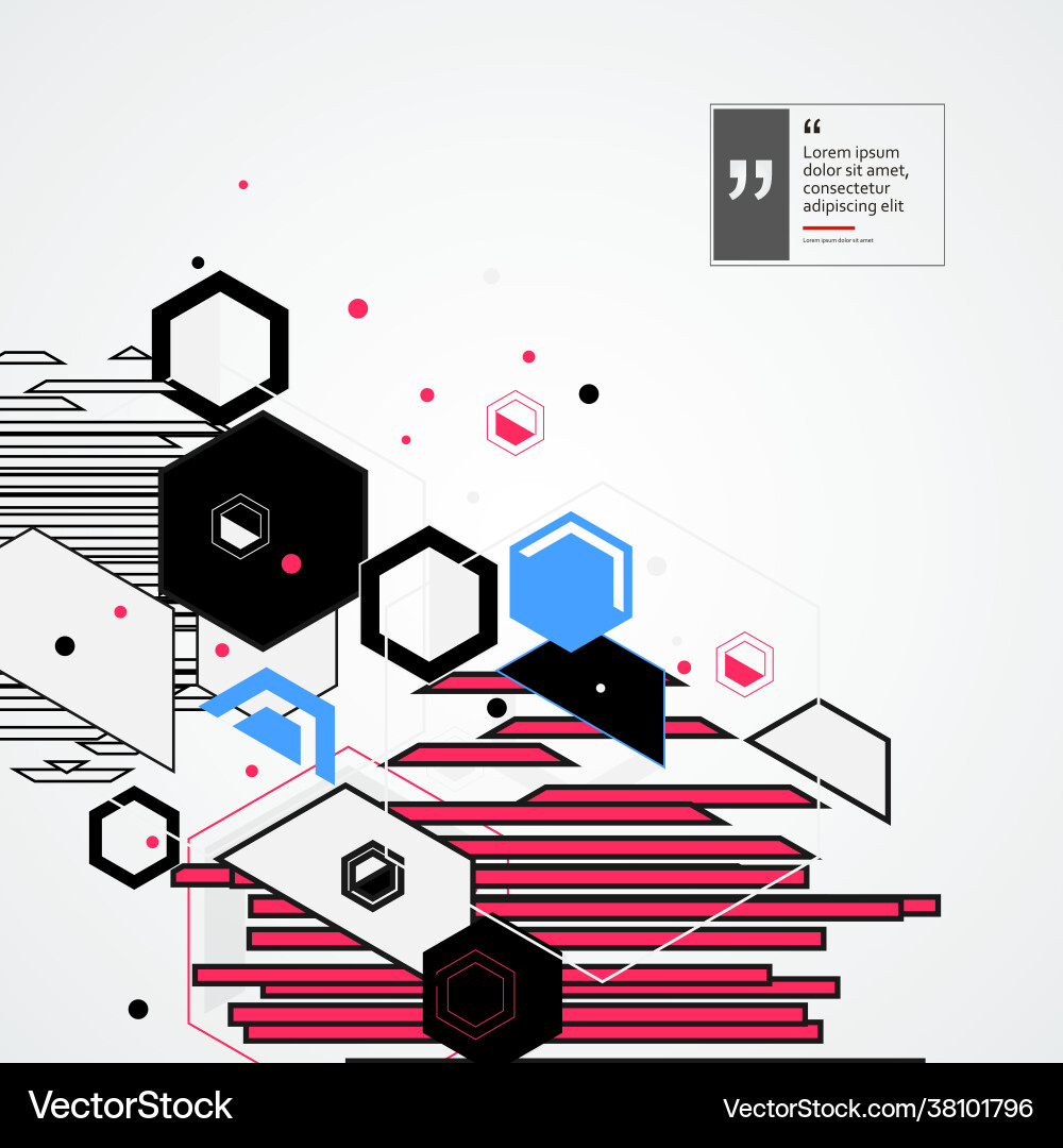 Hexagonal structure lattice geometric abstract Hexagonal structure lattice geometric abstract vector image