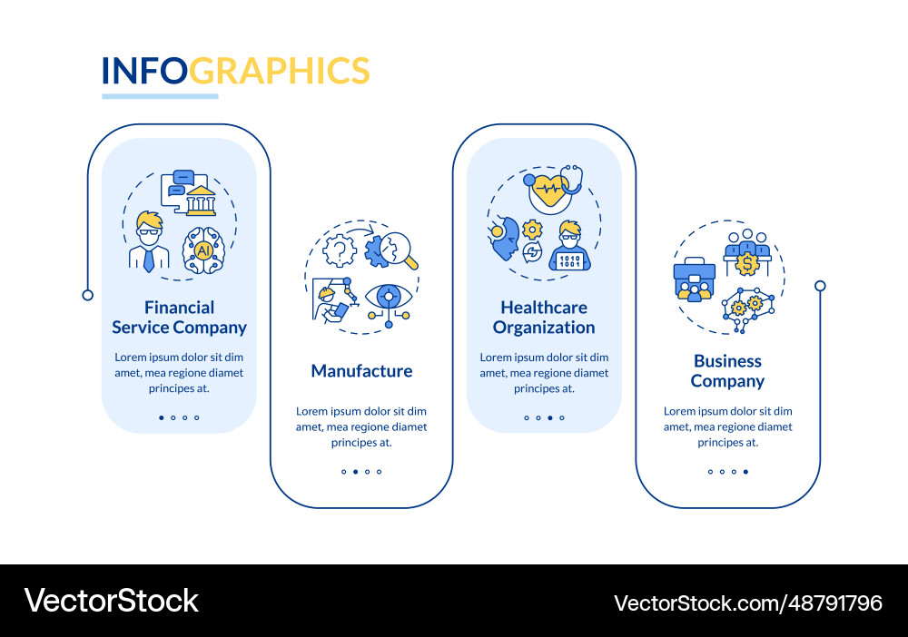 Multicolor ai engineer layout with line icons Multicolor ai engineer layout with line icons vector image