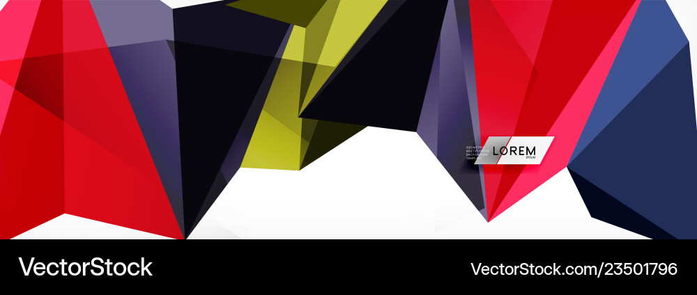 Science background abstract triangle pattern Science background abstract triangle pattern vector image