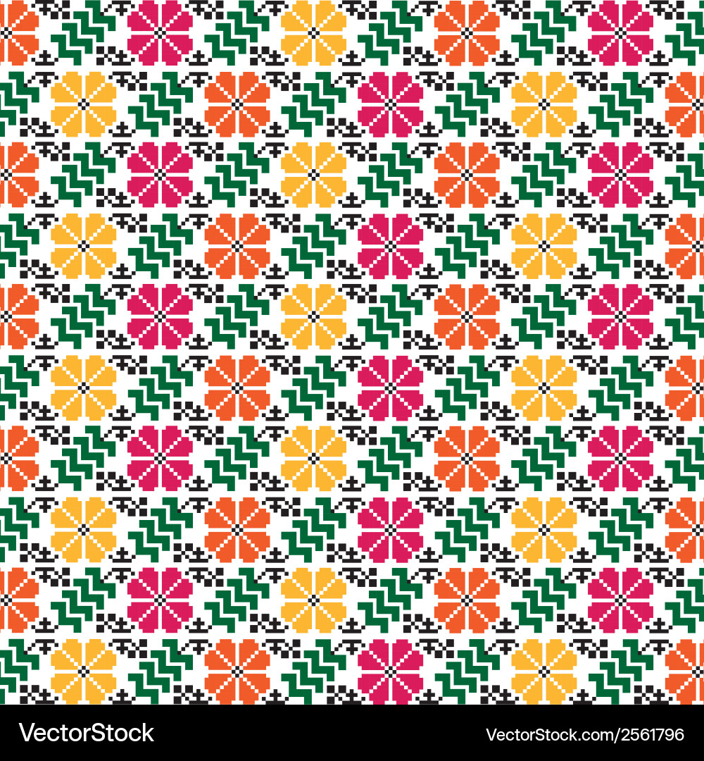 Seamless ethnic pattern Vector Image