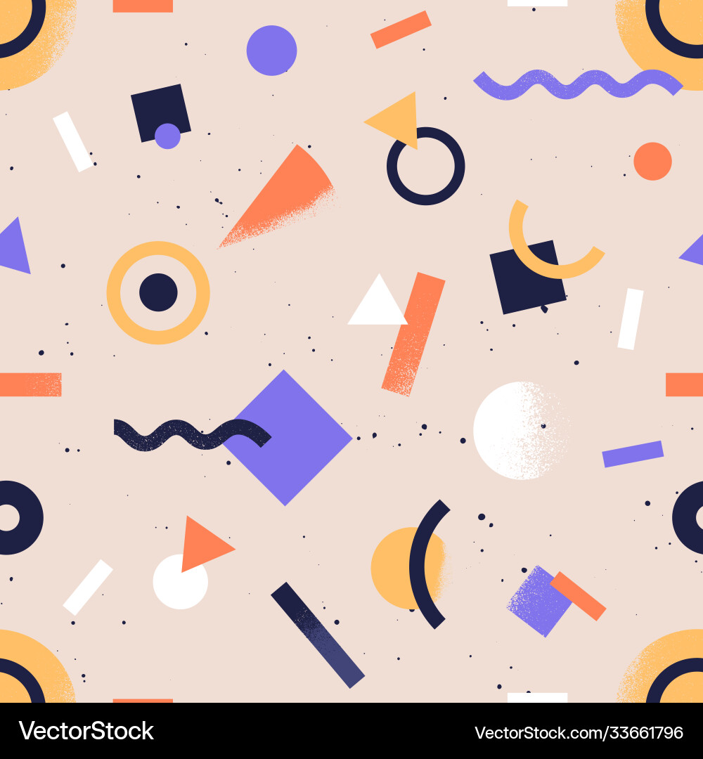 Seamless pattern with abstract geometrical shapes Seamless pattern with abstract geometrical shapes vector image