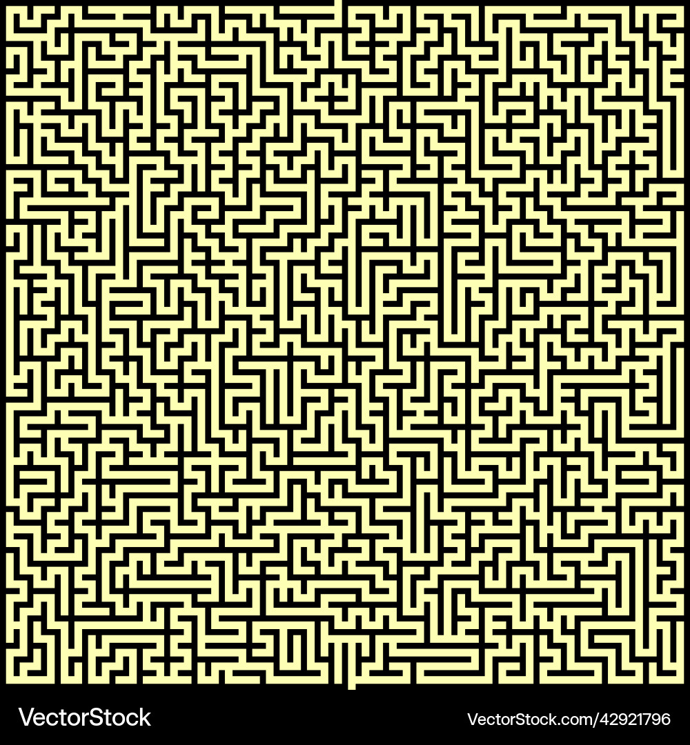Square maze labyrinth Vector Image