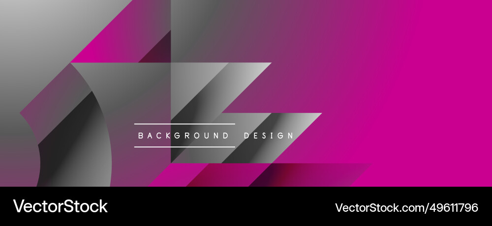 Triangles lines and round shapes - dynamic Vector Image