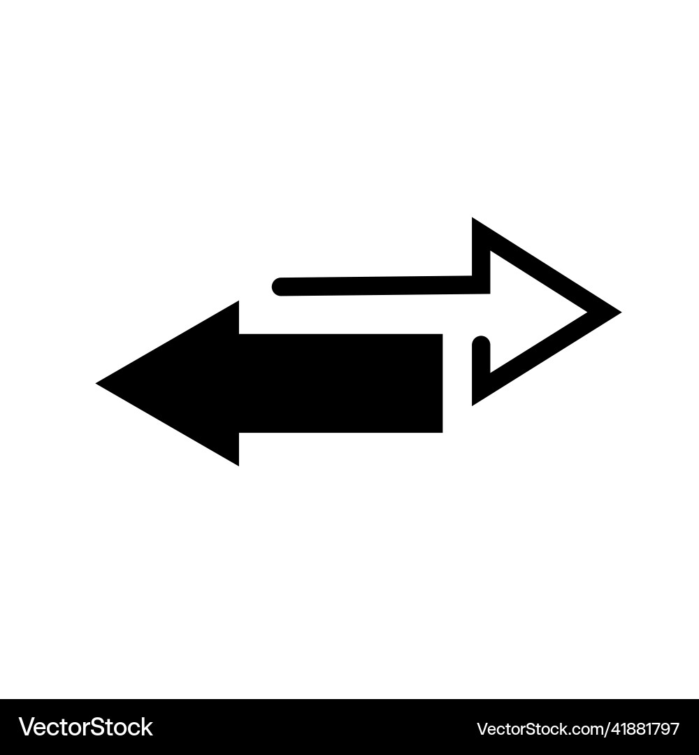 Change Icon - Linear Style vector image
